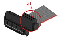 One27 Conector IDC, variante de montaje 100