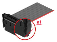 One27 Conector IDC, variante de montaje 400