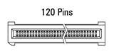 Dimensiones EC.8 recto, 120 polos