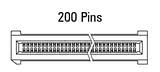 Dimensiones EC.8 recto, 200 polos