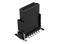 Conector hembra One27 de altura H13,65, 12 polos.