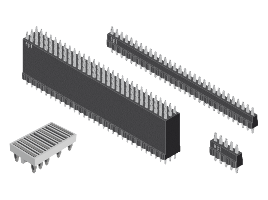 Conectores flexilink para placas de circuito impreso con tecnología de inserción a presión